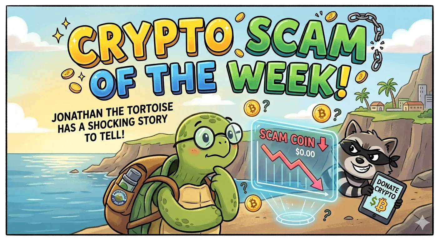 Crypto scam of the week : a 194-year-old tortoise involved